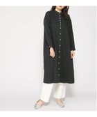 【クラウドナイン/cloudnine】のcloudnine/ナチュラルワンピース コットン 前後のヨーク切替デザイン 前開き 体型カバー 07 ブラック|ID: prp329100004973431 ipo3291000000037290080