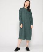 【クラウドナイン/cloudnine】のcloudnine/ナチュラルワンピース コットン 前後のヨーク切替デザイン 前開き 体型カバー 75 グリーン|ID: prp329100004973431 ipo3291000000037290082