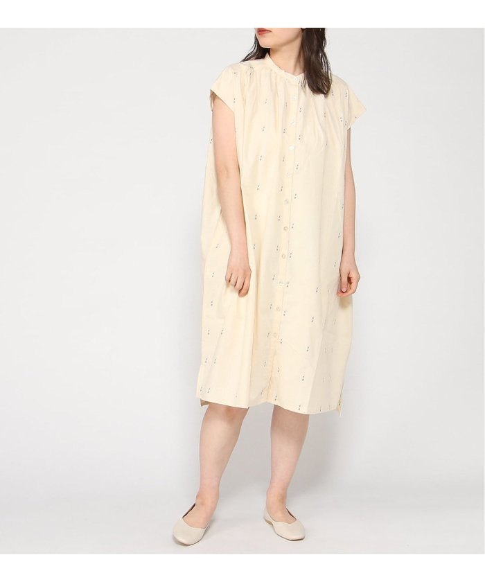 【クラウドナイン/cloudnine】のcloudnine/【2026 新作】コットンジャカード花柄ワンピース 前開きギャザー入りフレンチスリーブ 羽織り インテリア・キッズ・メンズ・レディースファッション・服の通販 founy(ファウニー) https://founy.com/ ファッション Fashion レディースファッション Fashion for Women ワンピース Dresses ギャザー Gathered, Ruffled ジャカード／ジャガード Jacquard, Woven Pattern スリーブ Sleeve, Long Sleeve / Short Sleeve フレンチ French, French Style プリント Print, Printed Pattern 夏 Summer |ID: prp329100004973433 ipo3291000000037290089
