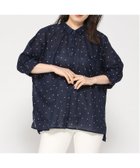 【クラウドナイン/cloudnine】のcloudnine/【2026 新作】コットンボイルドット前開きチュニック 7分袖ギャザー軽やかブラウス 体型カバー 大人の最旬トレンドファッション＆コーディネート founy(ファウニー) ファッション Fashion レディースファッション Fashion for Women トップス・カットソー Cut & Sew Tops シャツ・ブラウス・オフィスカジュアル Elegant Blouses & Button-Ups キャミソール Camisole, Spaghetti Strap Top ギャザー Gathered, Ruffled チュニック Tunic, Long Top ドット Polka Dot, Dot Pattern プリント Print, Printed Pattern ベーシック Basic, Essential thumbnail 85 ネイビー|ID: prp329100004973447 ipo3291000000037290147