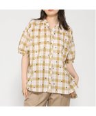 【クラウドナイン/cloudnine】のcloudnine/【2026 新作】ジャカードチェック×ドット柄チュニック 5分袖前開きスキッパー 前後差付 体型カバー 大人の最旬トレンドファッション＆コーディネート founy(ファウニー) ファッション Fashion レディースファッション Fashion for Women トップス・カットソー Cut & Sew Tops イエロー Yellow ジャカード／ジャガード Jacquard, Woven Pattern スキッパー Skipper, Open Collar チェック Check, Plaid, Tartan チュニック Tunic, Long Top ドット Polka Dot, Dot Pattern プリント Print, Printed Pattern thumbnail 50 イエロー|ID: prp329100004973451 ipo3291000000037290162