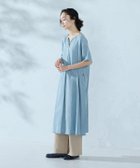 【コムサイズム/COMME CA ISM】のデニム 半袖アッパッパ サックス|ID: prp329100004973477 ipo3291000000037290262