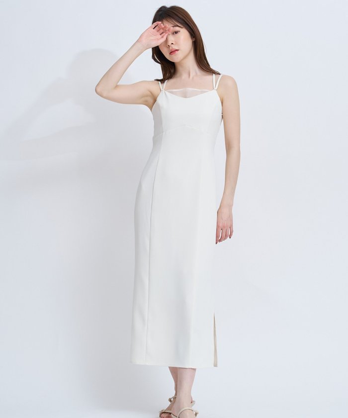 【ノエラ/Noela】のシアーレイヤーキャミワンピース インテリア・キッズ・メンズ・レディースファッション・服の通販 founy(ファウニー) https://founy.com/ ファッション Fashion レディースファッション Fashion for Women ワンピース Dresses キャミソールワンピース Camisole Dresses キャミワンピース Cami Dress, Slip Dress シアー Sheer, See-Through フェミニン Feminine, Girly ポケット Pocket, Pocket Detail エレガント 上品 Elegant |ID: prp329100004973529 ipo3291000000037290469