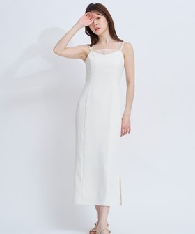 【ノエラ/Noela】のシアーレイヤーキャミワンピース 大人の最旬トレンドファッション＆コーディネート founy(ファウニー) ファッション Fashion レディースファッション Fashion for Women ワンピース Dresses キャミソールワンピース Camisole Dresses キャミワンピース Cami Dress, Slip Dress シアー Sheer, See-Through フェミニン Feminine, Girly ポケット Pocket, Pocket Detail エレガント 上品 Elegant |ID:prp329100004973529