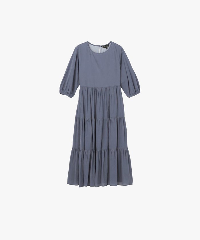 【アニエスベー ファム/agnes b. FEMME】のコットン シフォン ティアード ワンピース インテリア・キッズ・メンズ・レディースファッション・服の通販 founy(ファウニー) https://founy.com/ ファッション Fashion レディースファッション Fashion for Women ワンピース Dresses インナー Innerwear エアリー Airy Texture シフォン Chiffon, Lightweight Fabric ティアード Tiered, Tiered Style ティアードワンピース Tiered Dress, Flared Dress ロマンティック Romantic, Feminine Style エレガント 上品 Elegant |ID: prp329100004973572 ipo3291000000037391803