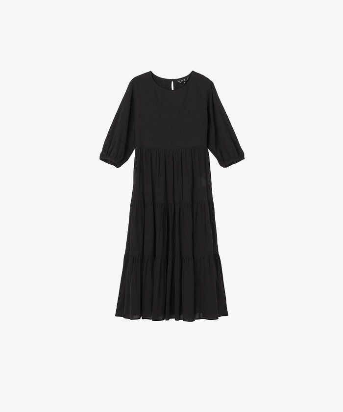 【アニエスベー ファム/agnes b. FEMME】のコットン シフォン ティアード ワンピース インテリア・キッズ・メンズ・レディースファッション・服の通販 founy(ファウニー) https://founy.com/ ファッション Fashion レディースファッション Fashion for Women ワンピース Dresses インナー Innerwear エアリー Airy Texture シフォン Chiffon, Lightweight Fabric ティアード Tiered, Tiered Style ティアードワンピース Tiered Dress, Flared Dress ロマンティック Romantic, Feminine Style エレガント 上品 Elegant |ID: prp329100004973574 ipo3291000000037391805