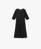 【アニエスベー ファム/agnes b. FEMME】のコットン シフォン ティアード ワンピース ブラック|ID: prp329100004973574 ipo3291000000037391806