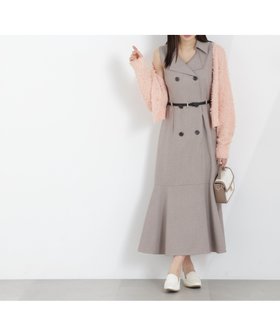 【プロポーション ボディドレッシング/PROPORTION BODY DRESSING】のトレンチジャンスカワンピース 26SS 大人の最旬トレンドファッション＆コーディネート founy(ファウニー) ファッション Fashion レディースファッション Fashion for Women ワンピース Dresses 2026年 2026 2026春夏・S/S Spring/Summer 2026 SS26 インナー Innerwear マーメイド Mermaid, Fishtail Silhouette ミックス Mix, Mixed Style 春 Spring |ID:prp329100004973598
