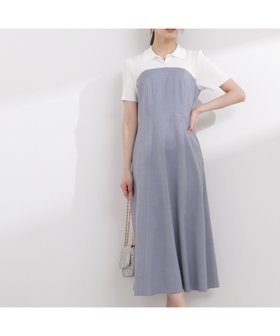 【プロポーション ボディドレッシング/PROPORTION BODY DRESSING】のポロカラードッキングワンピース 26SS 大人の最旬トレンドファッション＆コーディネート founy(ファウニー) ファッション Fashion レディースファッション Fashion for Women ワンピース Dresses 2026年 2026 2026春夏・S/S Spring/Summer 2026 SS26 トレンド Trend, Trending Now ドッキング Docking, Mixed Material |ID:prp329100004973614