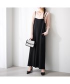 【プロポーション ボディドレッシング/PROPORTION BODY DRESSING】のa/mie バックタックサロペット 26SS ブラック|ID: prp329100004973619 ipo3291000000037375373