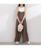 【プロポーション ボディドレッシング/PROPORTION BODY DRESSING】のa/mie バックタックサロペット 26SS ブラウン|ID: prp329100004973619 ipo3291000000037375374