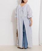 【ノーリーズ/NOLLEY'S】のウォッシャブルシャーリングストライプ2WAYギャザーワンピース 大人の最旬トレンドファッション＆コーディネート founy(ファウニー) ファッション Fashion レディースファッション Fashion for Women ワンピース Dresses 春 Spring 秋 Autumn ギャザー Gathered, Ruffled シャーリング Shirring, Ruched フロント Front, Front Design リボン Ribbon, Bow ロング Long, Long-Length おすすめ Recommended / Our Picks 2026年 2026 2026春夏・S/S Spring/Summer 2026 SS26 thumbnail ホワイト系4|ID: prp329100004973646 ipo3291000000037290932