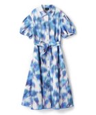 【ランバンコレクション/LANVIN COLLECTION】のフラワープリントドレス 大人の最旬トレンドファッション＆コーディネート founy(ファウニー) ファッション Fashion レディースファッション Fashion for Women ワンピース Dresses フォーマル・パーティードレス・結婚式用ドレス Elegant & Casual Dresses タフタ Taffeta, Structured Fabric フラワー Flower, Floral プリント Print, Printed Pattern エレガント 上品 Elegant thumbnail ブルー|ID: prp329100004973702 ipo3291000000037291148