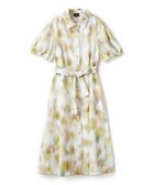 【ランバンコレクション/LANVIN COLLECTION】のフラワープリントドレス 大人の最旬トレンドファッション＆コーディネート founy(ファウニー) ファッション Fashion レディースファッション Fashion for Women ワンピース Dresses フォーマル・パーティードレス・結婚式用ドレス Elegant & Casual Dresses タフタ Taffeta, Structured Fabric フラワー Flower, Floral プリント Print, Printed Pattern エレガント 上品 Elegant thumbnail ライトイエロー|ID: prp329100004973702 ipo3291000000037291150