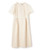 【ランバンコレクション/LANVIN COLLECTION】のパフスリーブワンピース 大人の最旬トレンドファッション＆コーディネート founy(ファウニー) ファッション Fashion レディースファッション Fashion for Women ワンピース Dresses スリーブ Sleeve, Long Sleeve / Short Sleeve ツイード Twill, Twill Weave ネップ Nepp, Slub Yarn フェミニン Feminine, Girly thumbnail ベージュ系その他|ID: prp329100004973706 ipo3291000000037291164