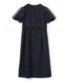 【ランバンコレクション/LANVIN COLLECTION】のパフスリーブワンピース 大人の最旬トレンドファッション＆コーディネート founy(ファウニー) ファッション Fashion レディースファッション Fashion for Women ワンピース Dresses スリーブ Sleeve, Long Sleeve / Short Sleeve ツイード Twill, Twill Weave ネップ Nepp, Slub Yarn フェミニン Feminine, Girly thumbnail ネイビー|ID: prp329100004973706 ipo3291000000037291165