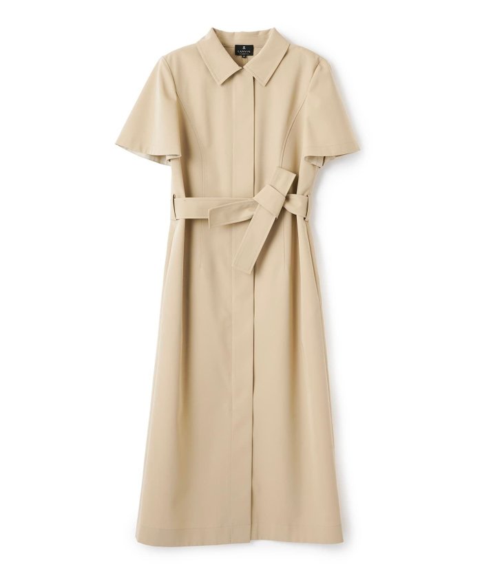 【ランバンコレクション/LANVIN COLLECTION】のシャツカラーワンピース インテリア・キッズ・メンズ・レディースファッション・服の通販 founy(ファウニー) https://founy.com/ ファッション Fashion レディースファッション Fashion for Women ワンピース Dresses エレガント 上品 Elegant リネン Linen, Linen Fabric |ID: prp329100004973708 ipo3291000000037291173
