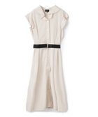 【ランバンコレクション/LANVIN COLLECTION】のフリルスリーブワッシャーワンピース ベージュ|ID: prp329100004973719 ipo3291000000037291214