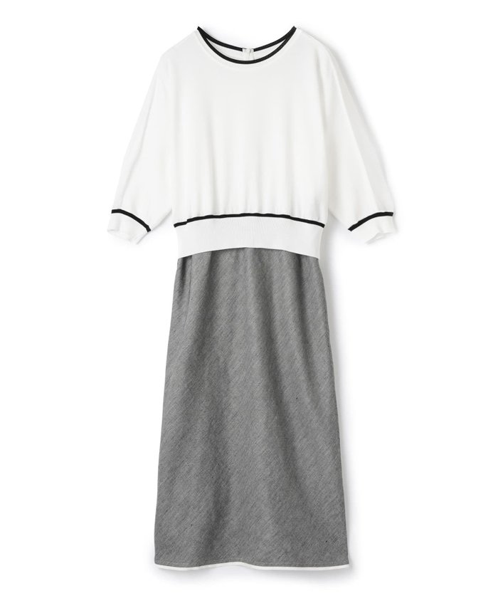 【ランバンコレクション/LANVIN COLLECTION】のワンウェイリネンストレッチドレス インテリア・キッズ・メンズ・レディースファッション・服の通販 founy(ファウニー) https://founy.com/ ファッション Fashion レディースファッション Fashion for Women ワンピース Dresses フォーマル・パーティードレス・結婚式用ドレス Elegant & Casual Dresses イタリア Italy エレガント 上品 Elegant 夏 Summer |ID: prp329100004973725 ipo3291000000037291236
