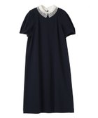 【ランバンコレクション/LANVIN COLLECTION】のラグランスリーブ刺繍襟ワンピース ネイビー|ID: prp329100004973734 ipo3291000000037291272