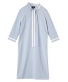 【ランバンコレクション/LANVIN COLLECTION】のボウタイニットワンピース 大人の最旬トレンドファッション＆コーディネート founy(ファウニー) ファッション Fashion レディースファッション Fashion for Women ワンピース Dresses ニットワンピース Knit Dresses おすすめ Recommended / Our Picks シンプル Simple, Minimal センター Center, Center Line チェック Check, Plaid, Tartan thumbnail ライトブルー|ID: prp329100004973751 ipo3291000000037291334