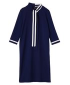 【ランバンコレクション/LANVIN COLLECTION】のボウタイニットワンピース 大人の最旬トレンドファッション＆コーディネート founy(ファウニー) ファッション Fashion レディースファッション Fashion for Women ワンピース Dresses ニットワンピース Knit Dresses おすすめ Recommended / Our Picks シンプル Simple, Minimal センター Center, Center Line チェック Check, Plaid, Tartan thumbnail ネイビー|ID: prp329100004973751 ipo3291000000037291335