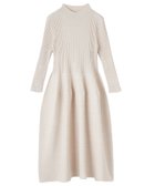 【ランバンコレクション/LANVIN COLLECTION】の12ゲージ リブケーブル ガーターホールワンピース 大人の最旬トレンドファッション＆コーディネート founy(ファウニー) ファッション Fashion レディースファッション Fashion for Women ワンピース Dresses チェック Check, Plaid, Tartan フィット Fit, Slim Fit フォルム Silhouette, Form ホールガーメント WholeGarment, Seamless Knit おすすめ Recommended / Our Picks エレガント 上品 Elegant thumbnail ベージュ系その他|ID: prp329100004973753 ipo3291000000037291345