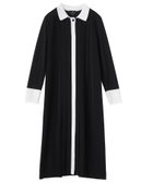 【ランバンコレクション/LANVIN COLLECTION】のドレープニットワンピース 大人の最旬トレンドファッション＆コーディネート founy(ファウニー) ファッション Fashion レディースファッション Fashion for Women ワンピース Dresses ニットワンピース Knit Dresses エレガント 上品 Elegant シルク Silk, 100% Silk ストレッチ Stretch, Stretchy Fabric チェック Check, Plaid, Tartan ドレープ Drape, Draping Fabric プリーツ Pleats, Pleated おすすめ Recommended / Our Picks thumbnail ブラック|ID: prp329100004973758 ipo3291000000037291363