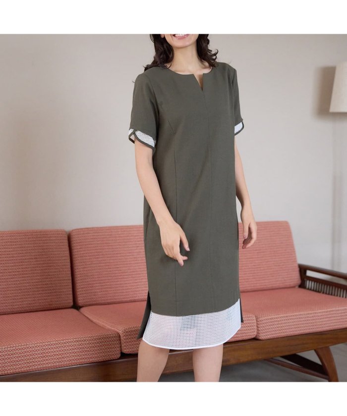 【キャラオクルス/CARA OCRUZ】のサックワンピース インテリア・キッズ・メンズ・レディースファッション・服の通販 founy(ファウニー) https://founy.com/ ファッション Fashion レディースファッション Fashion for Women ワンピース Dresses ウォッシャブル Machine Washable スマート Smart, Elegant ポケット Pocket, Pocket Detail 夏 Summer |ID: prp329100004973777 ipo3291000000037291429