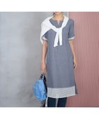 【キャラオクルス/CARA OCRUZ】のサックワンピース ネイビー系|ID: prp329100004973777 ipo3291000000037291435