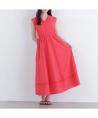【ナチュラル ビューティー ベーシック/NATURAL BEAUTY BASIC】のN. ピンタックレースワンピース 大人の最旬トレンドファッション＆コーディネート founy(ファウニー) ファッション Fashion レディースファッション Fashion for Women ワンピース Dresses フィット Fit, Slim Fit フェミニン Feminine, Girly レース Lace, Lace Fabric 夏 Summer thumbnail レッド|ID: prp329100004973807 ipo3291000000037291582
