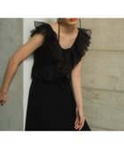 【アンドレスド/ANDRESD】の【2点セット】結婚式・二次会対応 チュールレイヤードドレス ブラック|ID: prp329100004973886 ipo3291000000037291884