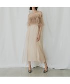 【アンドレスド/ANDRESD】の【3点セット】結婚式・二次会対応 チュールレイヤードドレス ベージュ|ID: prp329100004973889 ipo3291000000037356328