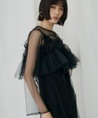 【アンドレスド/ANDRESD】の【3点セット】結婚式・二次会対応 チュールレイヤードドレス ブラック|ID: prp329100004973889 ipo3291000000037356329