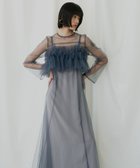 【アンドレスド/ANDRESD】の【3点セット】結婚式・二次会対応 チュールレイヤードドレス ブルー|ID: prp329100004973889 ipo3291000000037356330