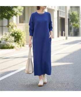 【スタイルデリ/STYLE DELI】のサーマル編みラグラン袖ワンピース 大人の最旬トレンドファッション＆コーディネート founy(ファウニー) ファッション Fashion レディースファッション Fashion for Women ワンピース Dresses イエロー Yellow 春 Spring カットソー Cut and Sewn Top シンプル Simple, Minimal ジャケット Jacket, Outerwear スニーカー Sneakers, Trainers スリット Slit, Slit Detail 定番 Standard, Basic Item 長袖 Long Sleeve, Full Sleeve バランス Balance, Style Balance ブルゾン Blouson, Bomber Jacket ポケット Pocket, Pocket Detail S/S・春夏 SS, Spring/Summer, Warm Season 夏 Summer エレガント 上品 Elegant |ID:prp329100004973923
