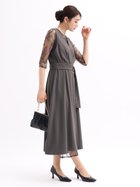 【ヴァン/Vin】のレースレイヤードオールインワン 大人の最旬トレンドファッション＆コーディネート founy(ファウニー) ファッション Fashion レディースファッション Fashion for Women ワンピース Dresses オールインワン・ワンピース Dresses and Jumpsuits おすすめ Recommended / Our Picks スタイリッシュ Stylish, Fashionable スリット Slit, Slit Detail レース Lace, Lace Fabric thumbnail チャコールグレー|ID: prp329100004973925 ipo3291000000037292020