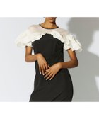 【アンドレスド/ANDRESD】の結婚式・二次会対応 フリルジャガードドレス ブラック|ID: prp329100004973935 ipo3291000000037292049
