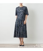 【レリアン/LEILIAN】の刺繍フレアワンピース ネイビー|ID: prp329100004973948 ipo3291000000037292086