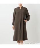 【レリアン/LEILIAN】の洗えるハイネックワンピース ブラウン系|ID: prp329100004973957 ipo3291000000037292113