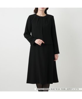 【レリアン/LEILIAN】のワンピースアンサンブル【ブラックフォーマル】 大人の最旬トレンドファッション＆コーディネート founy(ファウニー) ファッション Fashion レディースファッション Fashion for Women ワンピース Dresses アンサンブル Ensemble Set インナー Innerwear ジャケット Jacket, Outerwear セレモニー Ceremony バランス Balance, Style Balance ポケット Pocket, Pocket Detail レース Lace, Lace Fabric 春 Spring |ID:prp329100004973959