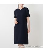 【レリアン/LEILIAN】のキーネックワンピース【MANIGLIA】 ネイビー|ID: prp329100004973960 ipo3291000000037292120