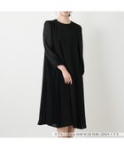 【レリアン/LEILIAN】のサイドプリーツワンピース【Leilian WHITE LABEL】 ブラック|ID: prp329100004973962 ipo3291000000037292126