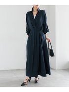 【テチチ/Te chichi】のトレンチカシュクールワンピース《2026 spring catalog item》 大人の最旬トレンドファッション＆コーディネート founy(ファウニー) ファッション Fashion レディースファッション Fashion for Women ワンピース Dresses 2026年 2026 2026春夏・S/S Spring/Summer 2026 SS26 おすすめ Recommended / Our Picks シューズ Shoes, Footwear ダウン Down, Puffer トレンチ Trench, Trench Coat フラット Flat, Flat Shoes エレガント 上品 Elegant thumbnail ネイビー|ID: prp329100004973967 ipo3291000000037292144
