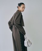 【アンドレスド/ANDRESD】の結婚式・二次会対応 サイドレースオールインワンドレス チャコール|ID: prp329100004973969 ipo3291000000037356587