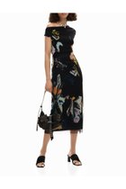 【デシグアル/Desigual】のミディドレスコラージュ グレー/ブラック/2000|ID: prp329100004973979 ipo3291000000037292175