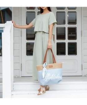 【アミナコレクション/Amina Collection】の【カヒコ】アパパネトップス ノースリーブワンピース2点セット 大人の最旬トレンドファッション＆コーディネート founy(ファウニー) ファッション Fashion レディースファッション Fashion for Women ワンピース Dresses カットソー Cut and Sewn Top ストレッチ Stretch, Stretchy Fabric ノースリーブ Sleeveless, No-Sleeve リラックス Relax, Relaxed Fit |ID:prp329100004973986