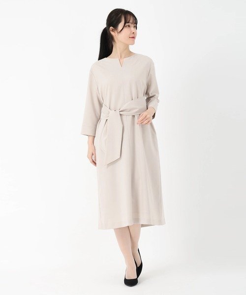 【ストロベリーフィールズ/STRAWBERRY FIELDS】のキーネックワンピース インテリア・キッズ・メンズ・レディースファッション・服の通販 founy(ファウニー) https://founy.com/ ファッション Fashion レディースファッション Fashion for Women ワンピース Dresses |ID: prp329100004973994 ipo3291000000037292221
