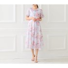 【ローズティアラ/Rose Tiara】のシアーチェックレースアップワンピース ブルー|ID: prp329100004973999 ipo3291000000037292243