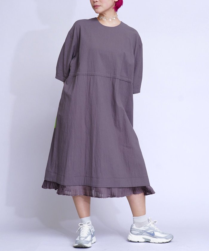 【ミーテ/miite】の綿麻レーヨンバイカラーベルトワンピース インテリア・キッズ・メンズ・レディースファッション・服の通販 founy(ファウニー) https://founy.com/ ファッション Fashion レディースファッション Fashion for Women ワンピース Dresses ベルト&ウエストマーク Belts & Waist Accessories イタリア Italy 春 Spring プリーツ Pleats, Pleated リラックス Relax, Relaxed Fit ワーク Workwear, Utility Style S/S・春夏 SS, Spring/Summer, Warm Season おすすめ Recommended / Our Picks 夏 Summer エレガント 上品 Elegant |ID: prp329100004974005 ipo3291000000037292262
